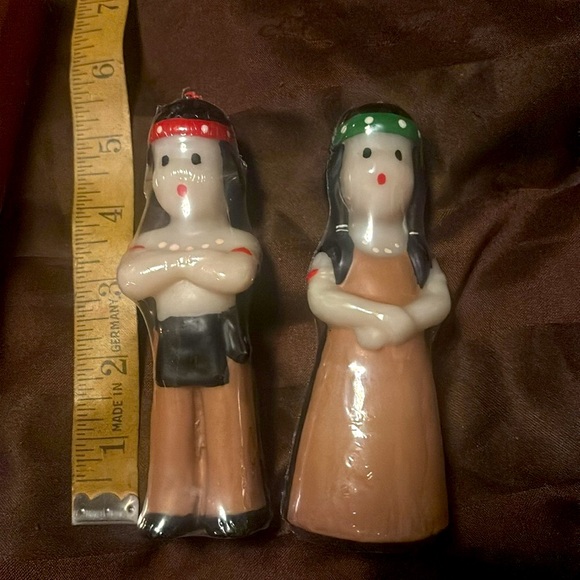 VTG RARE Native American Man Woman set of 2 from The Vermont Country Store - Picture 7 of 11